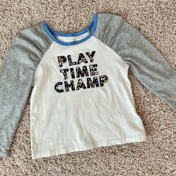 Toddler girl GAP floral hoodie and matching shirt - Picture 8 of 11